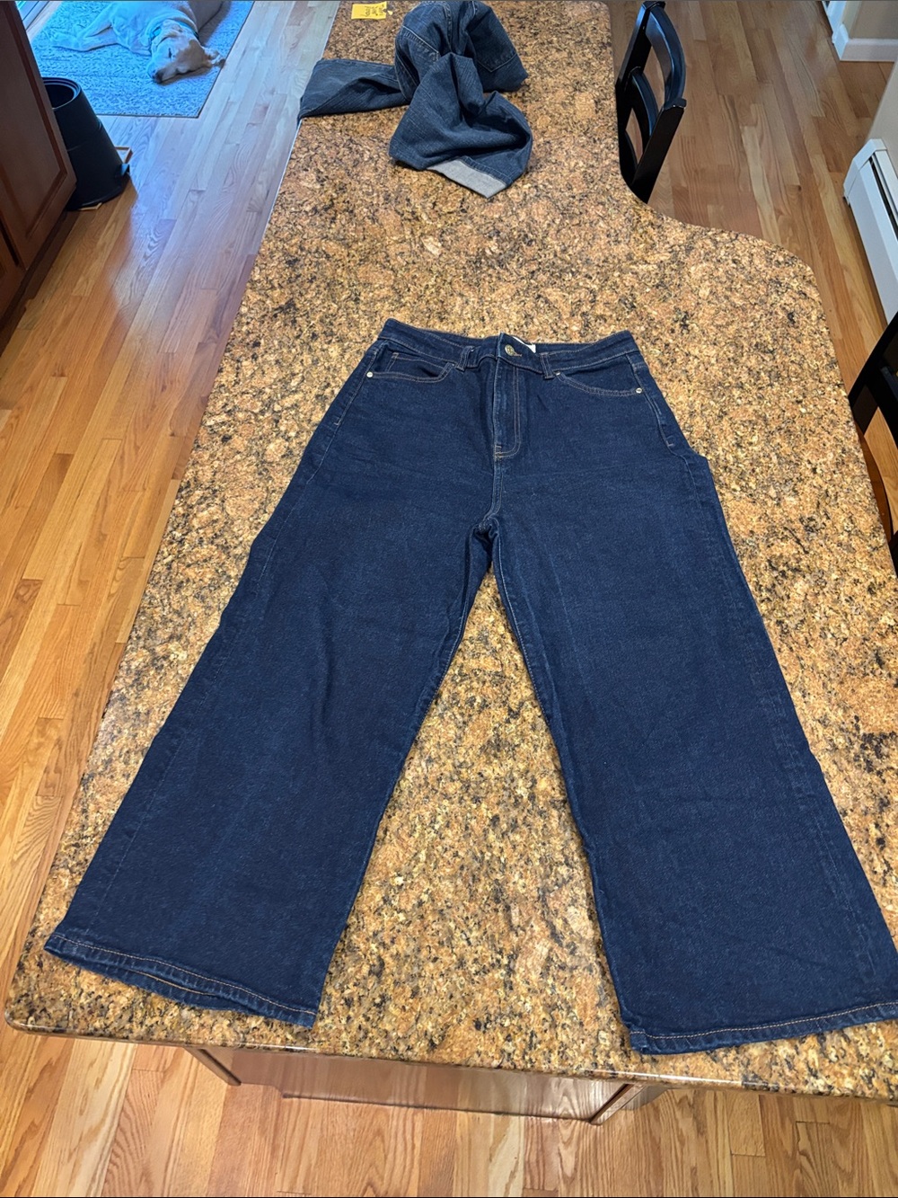 Dark Blue Wide Leg Women’s Jeans